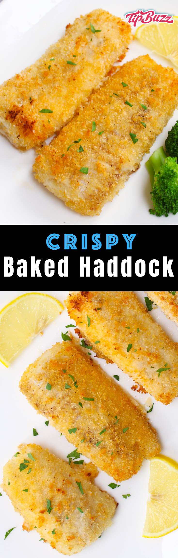 Crispy Baked Haddock with mild flavor and ready in just 15 minutes for a healthy dinner option that's easy to make!