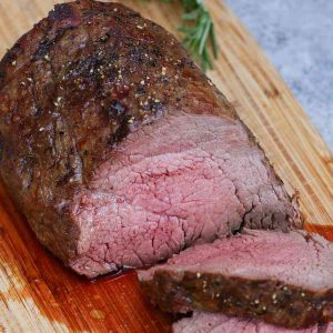 Chateaubriand cooked medium