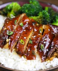 This Chicken Teriyaki is a quick weeknight dinner that’s loaded with tender chicken and homemade sweet and savory authentic teriyaki sauce.