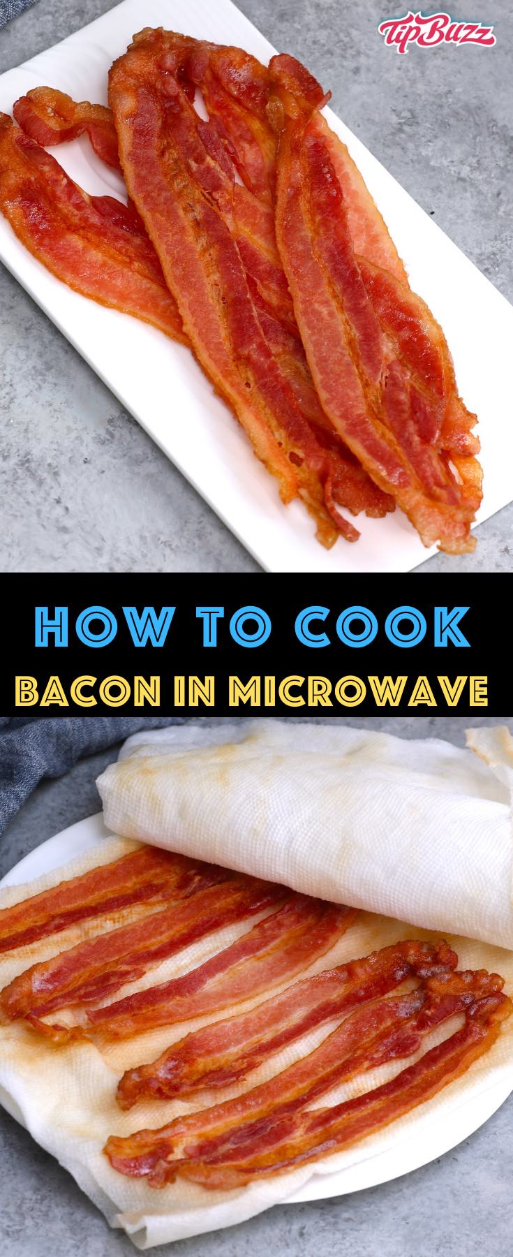 Find out how long to microwave bacon, whether you’ve got regular or thick-cut bacon. Learn how to cook bacon using a microwave bacon cooker or just paper towels and a plate. It’s fast and produces delicious crispy bacon with easy cleanup!
