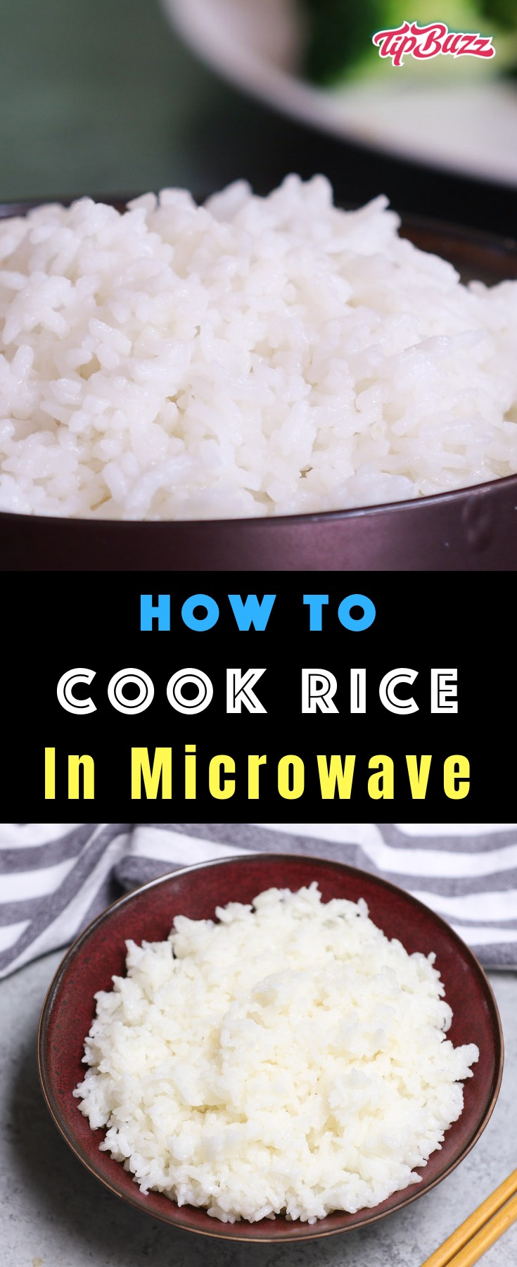 Learn How to Cook Rice in the Microwave – easier, faster and perfectly cooked each time. Rice cooked in the microwave is fluffy and tender, tasting the same, if not better than a rice cooker or stovetop.