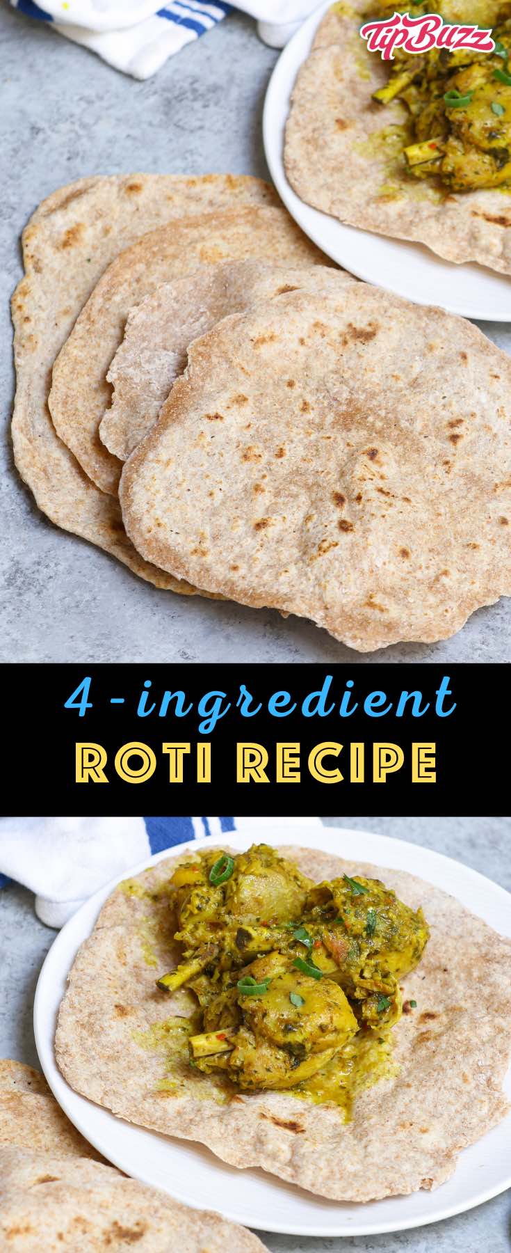 Learn how to make soft and delicious roti the easy way! This recipe shows you step-by-step preparation and tips. Perfect for serving with Indian and West Indies dishes. #roti