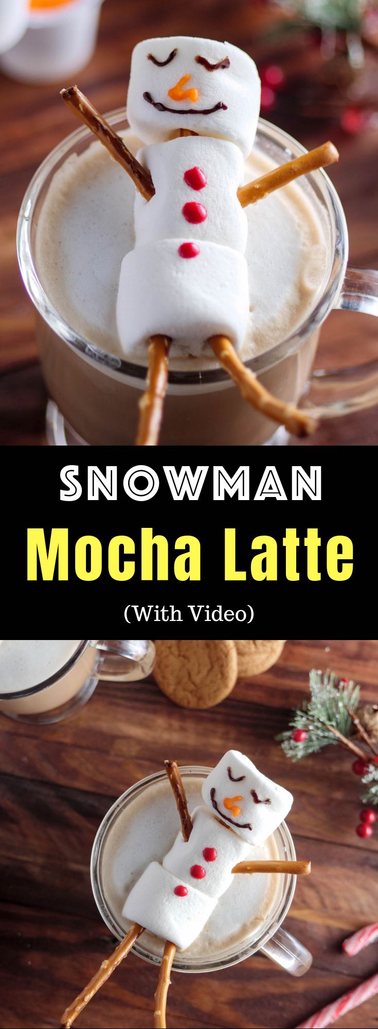 A Snowman Mocha Latte is an easy hot drink to serve your guests during the holiday season, and you can make it in minutes using Dunkin' Donuts K-cup pods from @Walmart and a few simple ingredients like cocoa, milk, marshmallows and decorating gel. Perfect for parties, kids activities. #DunkinYouBrewYou #ad